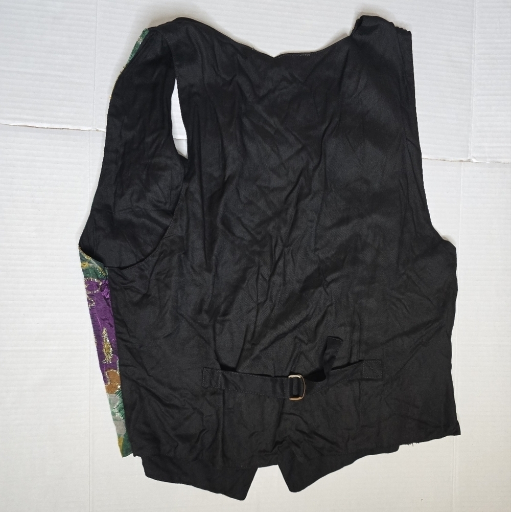 VTG Button Up Floral Vest - Picture 4 of 4